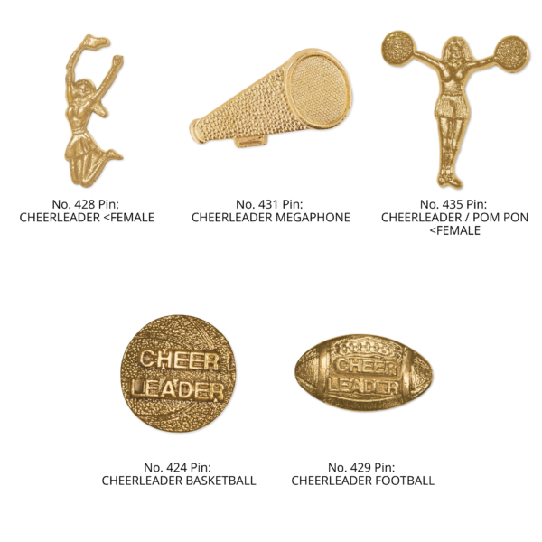 Letterman Pins: Cheerleading - Image 2