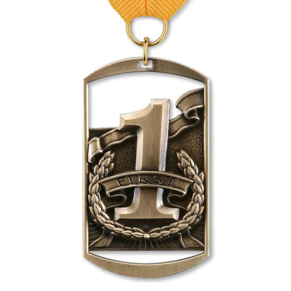 No. 105 Dog Tag Medallion: 1ST