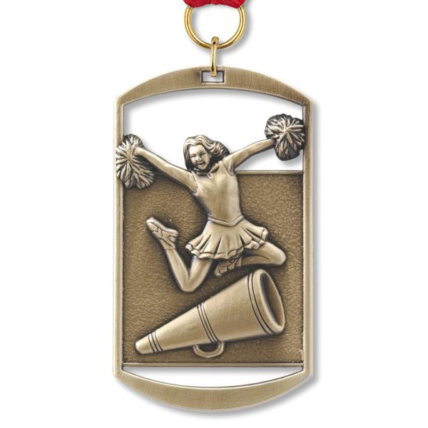 No. 105 Dog Tag Medallion: CHEER