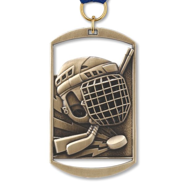 No. 105 Dog Tag Medallion: HOCKEY