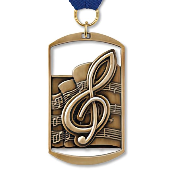 No. 105 Dog Tag Medallion: MUSIC