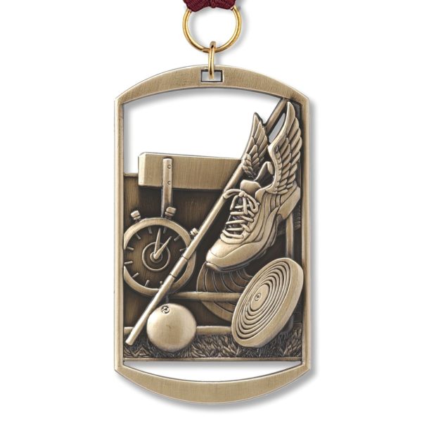 No. 105 Dog Tag Medallion: TRACK