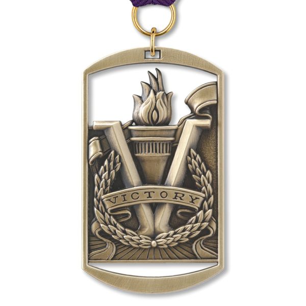 No. 105 Dog Tag Medallion: VICTORY