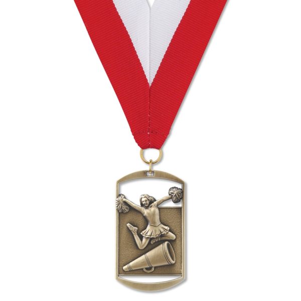 No. 105 Dog Tag Medallion: CHEER - Image 2