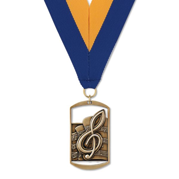 No. 105 Dog Tag Medallion: MUSIC - Image 2