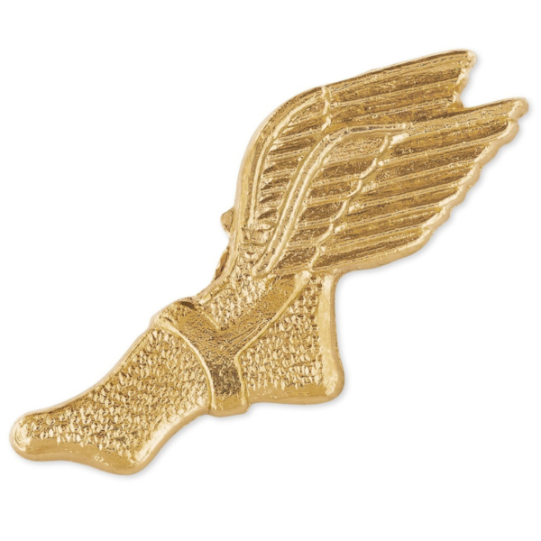 Letterman Pins: Running Foot w/ Wings