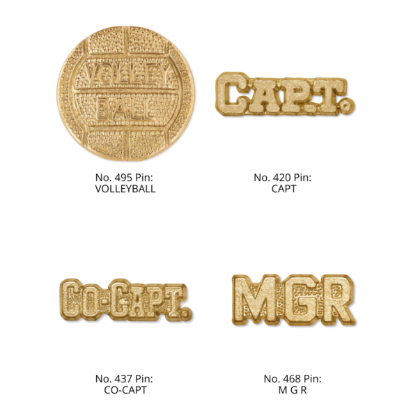 Letterman Pins: Volleyball - Image 2