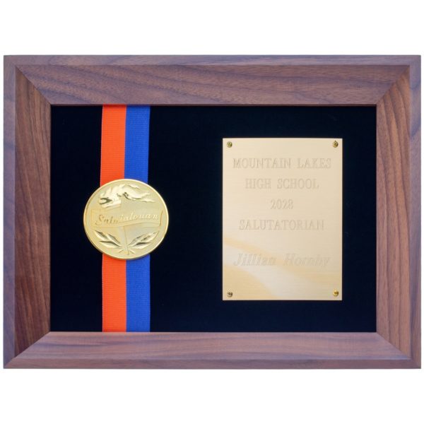 Medallion Shadow Box Plaque - 12 1/4 X 9 1/2