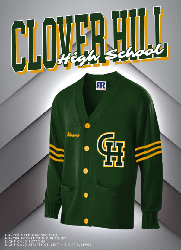 Clover Hill Letter Cardigan - Image 2