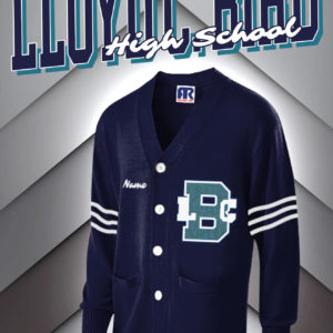 Lloyd C Bird Letter Cardigan