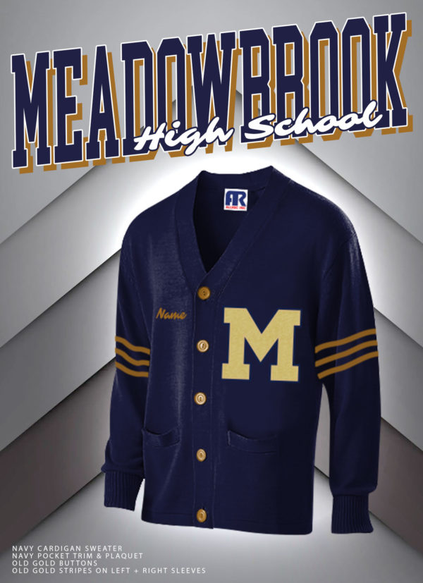 Meadowbrook Letter Cardigan - Image 2