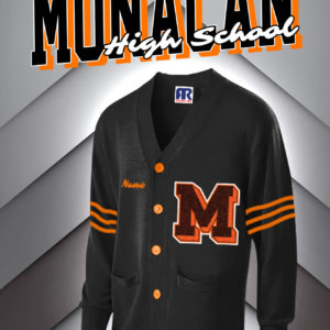 Monacan Letter Cardigan