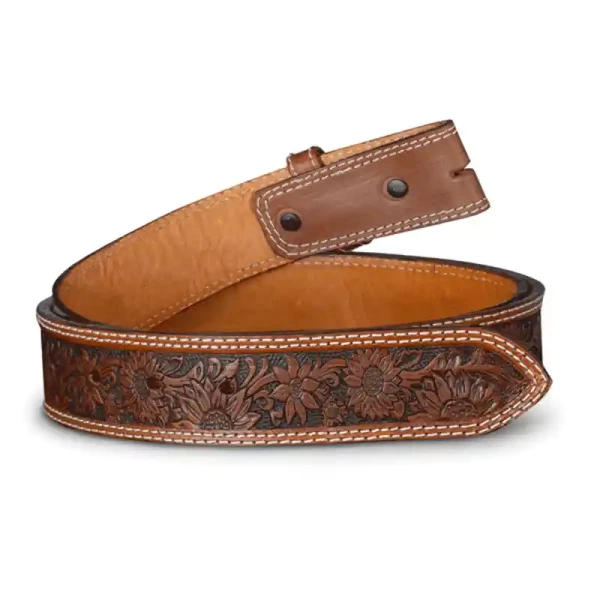 Sunflower Leather Belt
